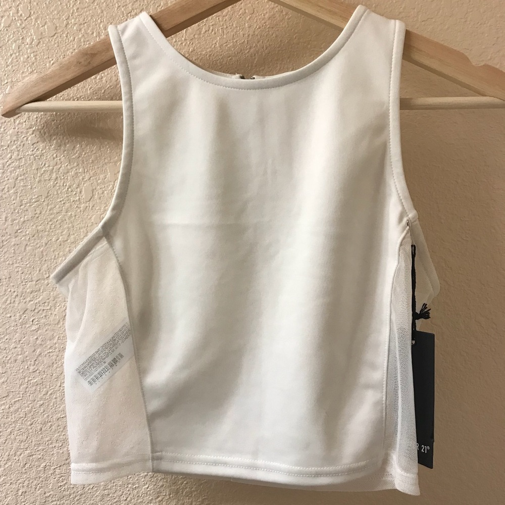 White Semi-Formal Tank Top